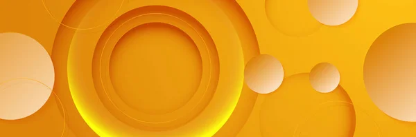 抽象オレンジと黄色のバナー ポスター パンフレット カード ウェブ プレゼンテーション ソーシャルメディア 広告のために設計されています ベクターイラストデザインテンプレート — ストックベクタ
