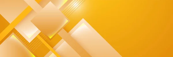 Bannière Orange Jaune Abstraite Conçu Pour Fond Papier Peint Affiche — Image vectorielle