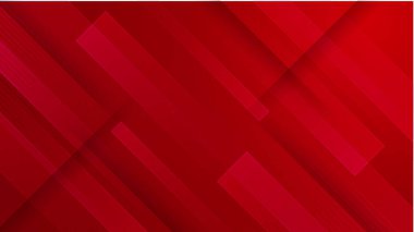 Modern koyu kırmızı geometrik şekiller kurumsal soyut teknoloji arka planını şekillendirir. Vektör soyut grafik tasarım sancak deseni sunum arkaplan şablonu.