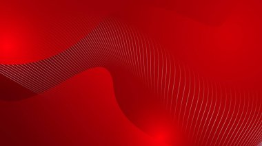 Soyut koyu kırmızı geometrik şekiller geometrik ışık üçgeni şekli ile fütüristik konsept sunum arka planı