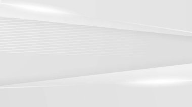 Asgari geometrik beyaz ışık arkaplanı soyut tasarım çizimi