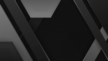 Sunum tasarımı için siyah soyut arkaplan