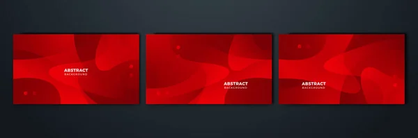 Abstrakte Dunkelrote Geometrische Formen Hintergrund Vektor Abstrakt Grafik Design Banner — Stockvektor