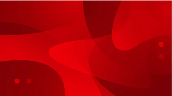 Abstract Rode Achtergrond Met Golvend Curve Design Concept — Stockvector