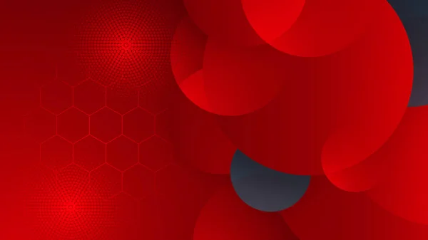 Абстрактный Красный Черный Фон Современный Простой Красный Черный Абстрактный Дизайн — стоковый вектор
