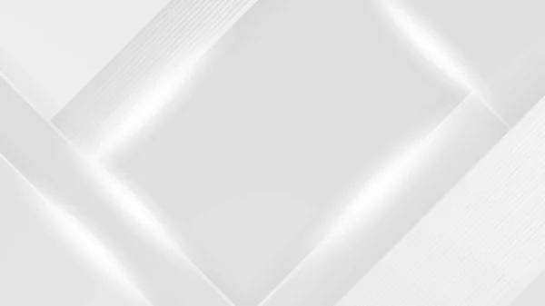 Minimal Geometrik Latar Belakang Cahaya Putih Gambar Desain Abstrak - Stok Vektor