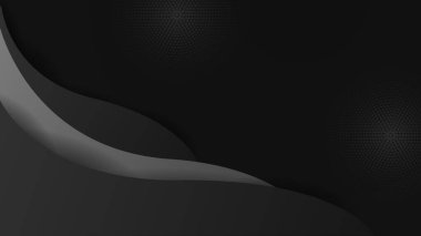 Sunum tasarımı için siyah soyut arkaplan