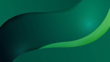 Zarif geometrik şekilli yeşil soyut arkaplan dekorasyon elementleri