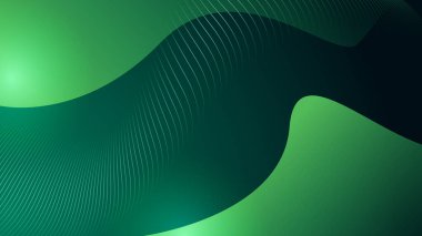 Zarif geometrik şekilli yeşil soyut arkaplan dekorasyon elementleri