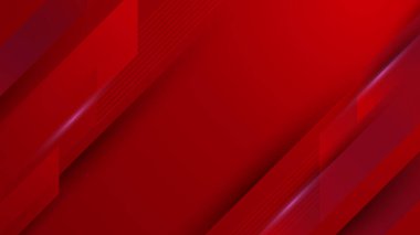 Kırmızı kestane rengi geometrik şekiller soyut modern teknoloji arka plan tasarımı. Vektör soyut grafik sunum tasarım sancak şablonu arka plan şablonu.