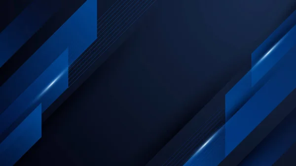 Синий Черный Цвета Современный Технологический Дизайн Фона Векторные Абстрактные Графические — стоковый вектор