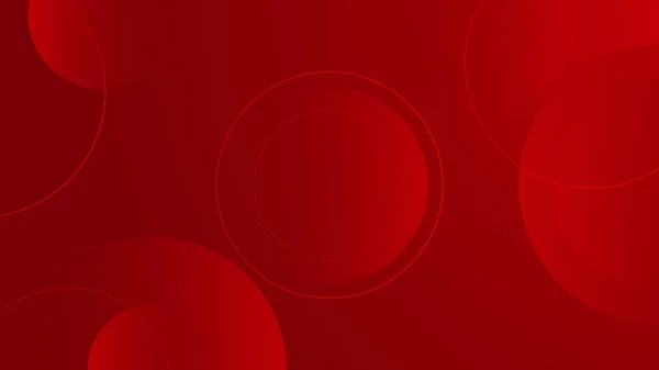 Minimal Merah Maroon Bentuk Geometris Abstrak Desain Latar Belakang Modern - Stok Vektor