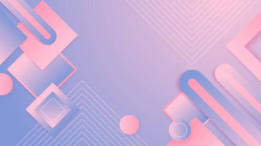 Soyut mavi ve pembe arkaplan