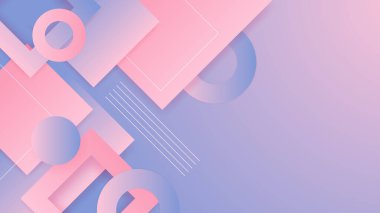 Soyut mavi ve pembe arkaplan