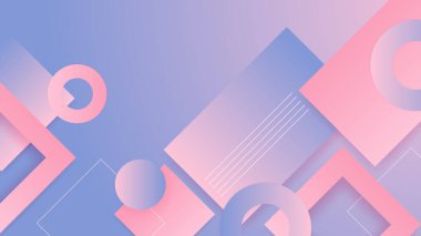 Soyut mavi ve pembe arkaplan