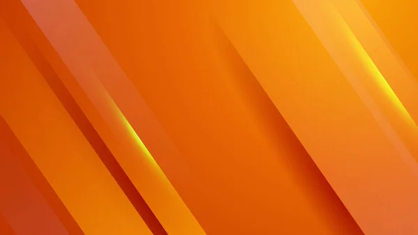 Orange Gelb Geometrische Formen Abstrakten Modernen Technologie Hintergrunddesign Vektor Abstrakt — Stockvektor