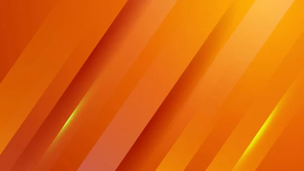 Abstrakt Orange Gelb Geometrische Formen Vektor Technologie Hintergrund Für Design — Stockvektor