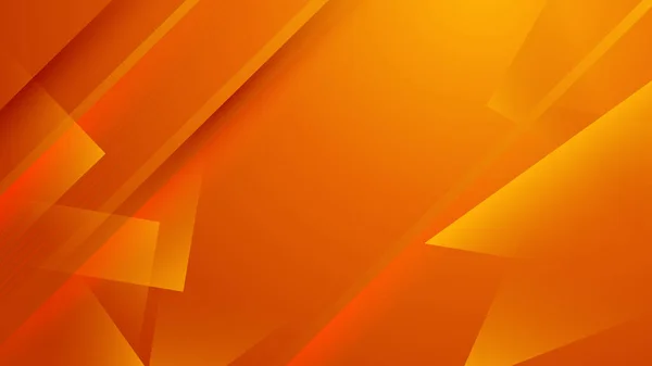 Vektor Orange Gelb Geometrische Formen Abstrakt Wissenschaft Futuristische Energietechnologie Konzept — Stockvektor