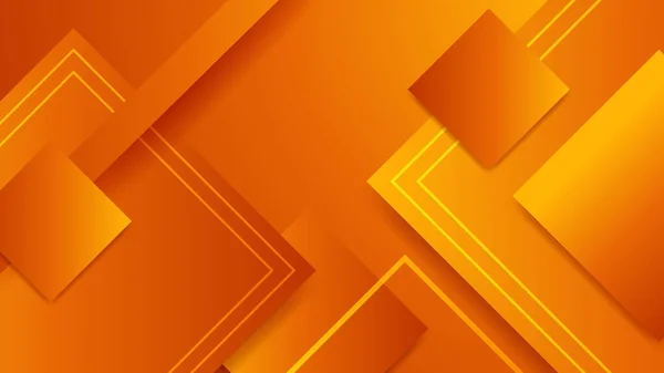 Minimální Geometrické Oranžové Žluté Geometrické Tvary Světelné Technologie Pozadí Abstraktní — Stockový vektor