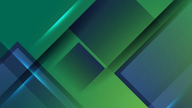 Soyut mavi ve yeşil arkaplan