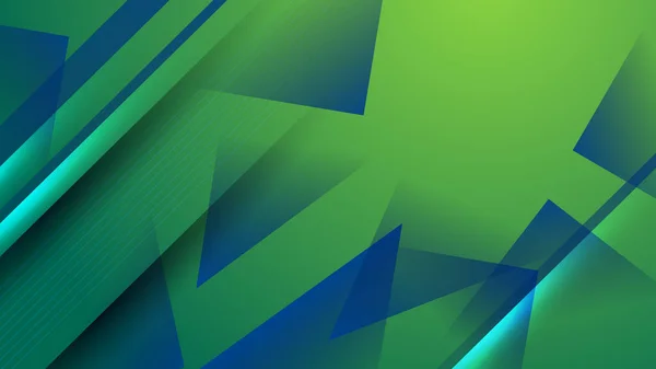 Abstrakt Blå Och Grön Bakgrund — Stock vektor