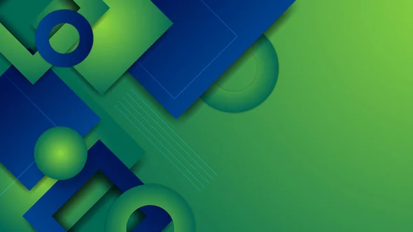 Abstraktní Modré Zelené Pozadí — Stockový vektor