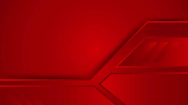 Abstract Red Background Minimal Abstract Creative Overlap Digital Background Modern — Vetor de Stock