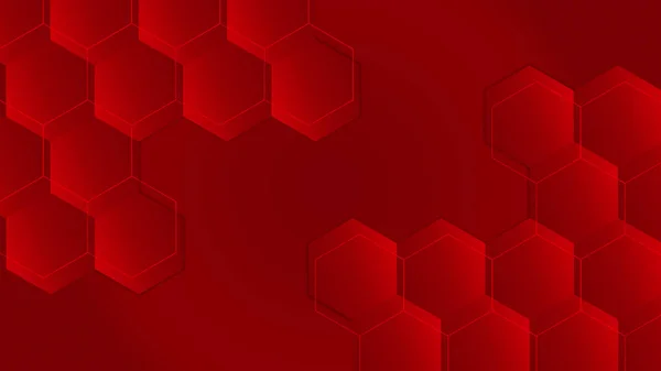 Abstract Red Background Minimal Abstract Creative Overlap Digital Background Modern — Vettoriale Stock