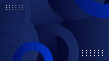Dinamik ve soyut mavi arkaplan posteri. teknoloji ağı Vektör illüstrasyonu.