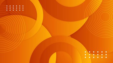 Soyut dinamik sarı ve turuncu arkaplan