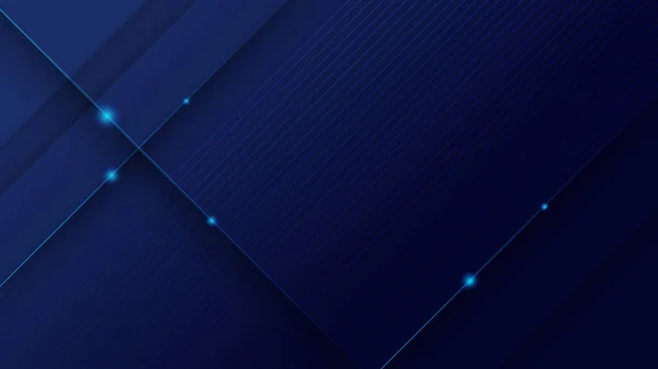 Blauer Hintergrund Mit Abstrakter Wellenspirale Modernes Element Für Banner Präsentationsdesign — Stockvektor