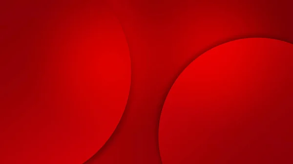 Röd Abstrakt Bakgrund För Teknik Banner Design — Stock vektor