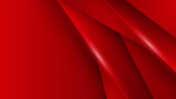 Latar Belakang Abstrak Merah Untuk Desain Banner Teknologi - Stok Vektor