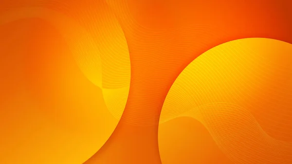 Abstrakter Dynamischer Gelber Und Oranger Hintergrund — Stockvektor