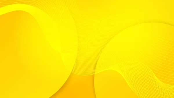 ビジネスや企業のプレゼンテーションデザインのための抽象的な黄色の背景 — ストックベクタ