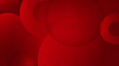 Dalga çizgisi çizgilerinin soyut arkaplanı eğimli yüzeyler ve kırmızı renklerde yarım ton noktalar