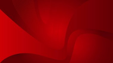 Kırmızı gradyan üzerinde soyut çizgiler desen teknolojisi
