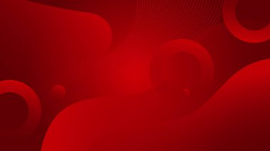 Kırmızı gradyan üzerinde soyut çizgiler desen teknolojisi