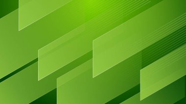Soyut yeşil arkaplan. Sunum tasarımı için vektör illüstrasyonu, pilot şablonu tasarımı
