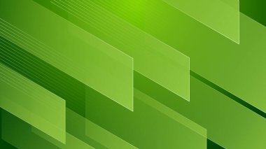 Soyut yeşil arkaplan. Sunum tasarımı için vektör illüstrasyonu, pilot şablonu tasarımı
