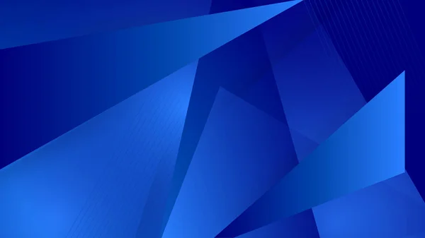 Moderner Blauer Hintergrund Für Präsentationsdesign — Stockvektor