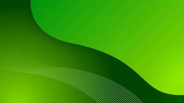 Abstracte Groene Achtergrond Vector Illustratie Voor Presentatie Ontwerp Flyer Template — Stockvector