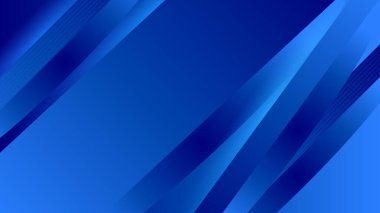 Vektör mavi geometrik şekiller soyut, bilim, fütüristik, enerji teknolojisi konsepti. Işık ışınlarının dijital görüntüsü, ışık, hız ve hareket bulanıklığı olan çizgiler.