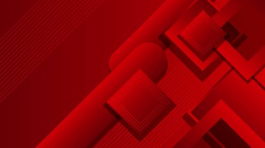 Soyut kırmızı arkaplan. Vektör soyut grafik tasarım sancak deseni sunum arkaplan şablonu.