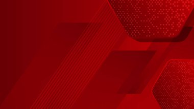 Soyut kırmızı arkaplan. Vektör soyut grafik tasarım sancak deseni sunum arkaplan şablonu.