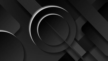 Temiz, zarif geometrik şekillere sahip soyut pembe arkaplan desen dekorasyon unsurları