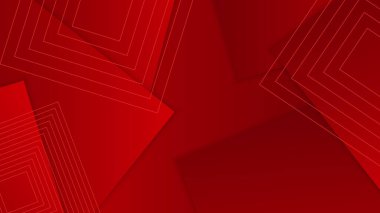 Koyu kırmızı geometrik şekiller soyut arkaplan geometrisi parlaklığı ve sunum tasarımı için katman element vektörü. İş dünyası, şirket, kurum, parti, şenlik, seminer ve görüşmeler için uygun.