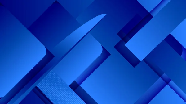 Absztrakt Kék Háttér Prezentáció Design Szociális Média Borító Technológia Banner — Stock Vector