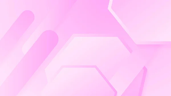 クリーンでエレガントな幾何学的形状のテクスチャ装飾要素を持つ抽象ピンクの背景 — ストックベクタ