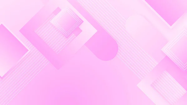 Abstract Roze Achtergrond Met Strakke Elegante Geometrische Vormen Textuur Decoratie — Stockvector